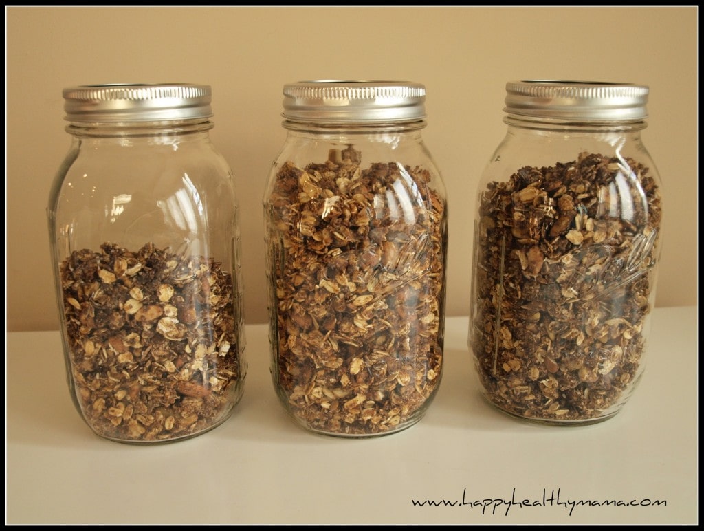 blueberry pie granola