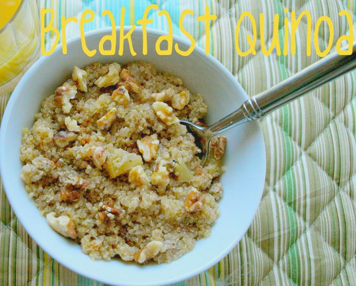 Nutty Apple Quinoa Breakfast