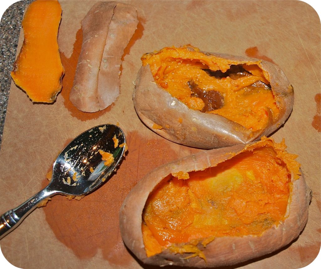 twice baked sweet potatoes instructions