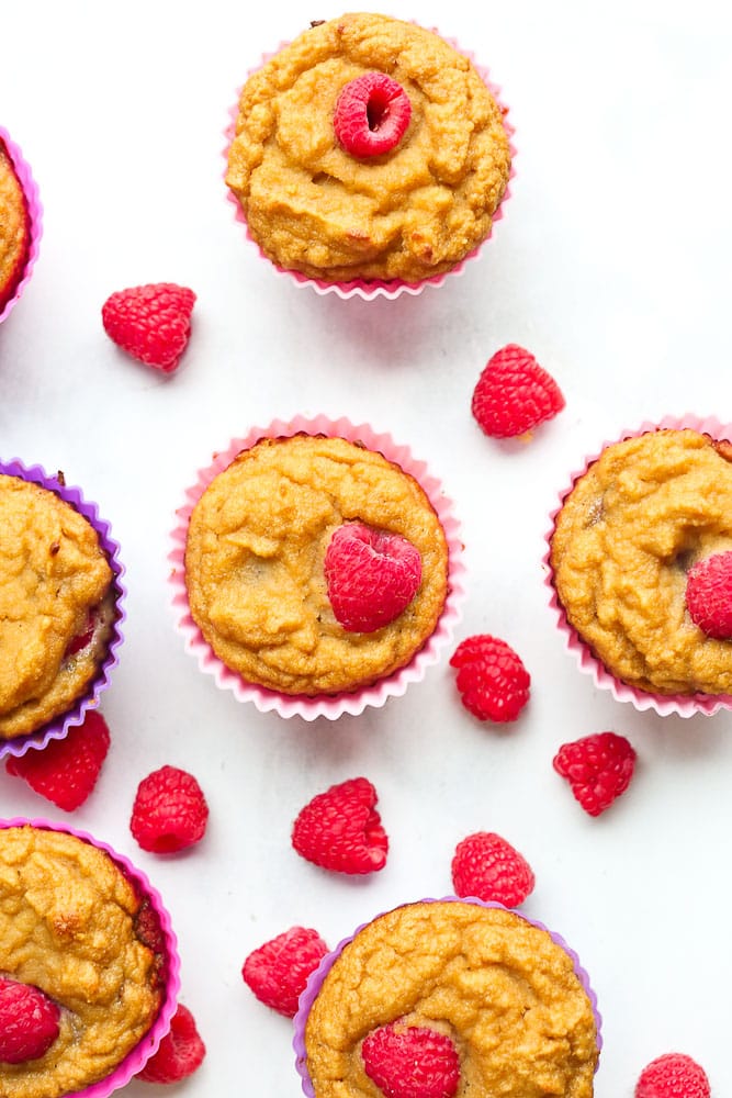 Paleo Raspberry Coconut Muffins recipes muffins with fresh raspberries
