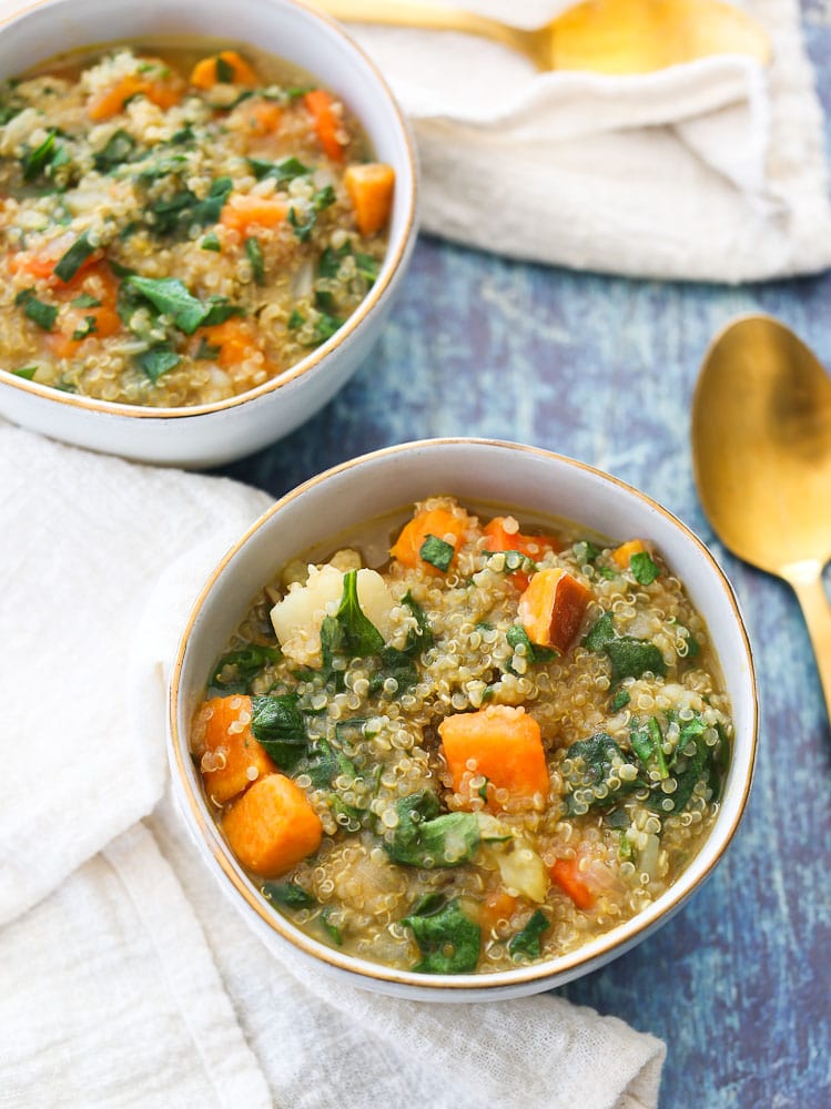Quinoa Vegetable Stew recipe in a bowl