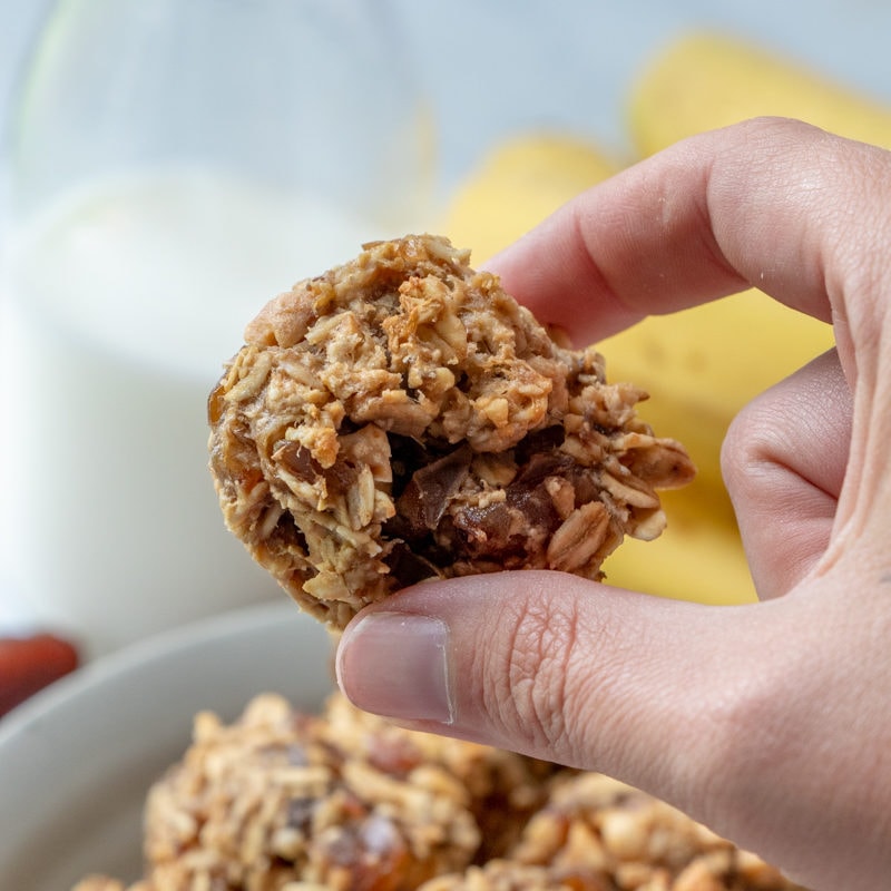 Healthy Banana Peanut Butter Cookies Recipe