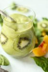 Peachy Kiwi Green Smoothie recipe healthy