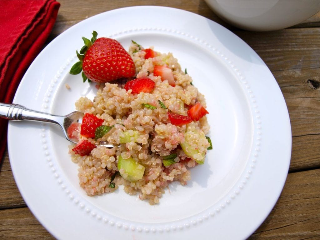 strawberry quinoa dressing