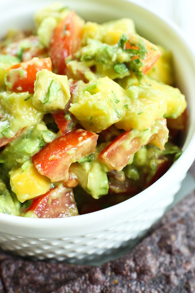 Avocado Pineapple Salsa - Happy Healthy Mama