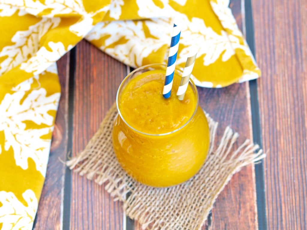 Butternut squash smoothie Happy Healthy Mama