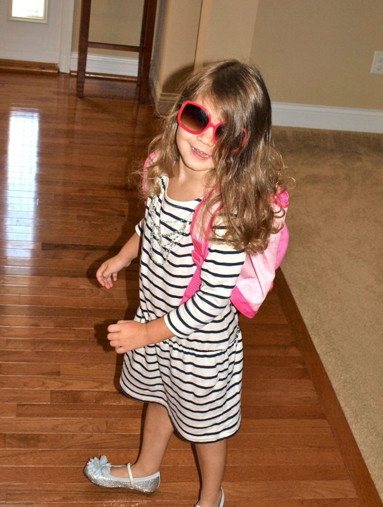 Meghan's first day 2012