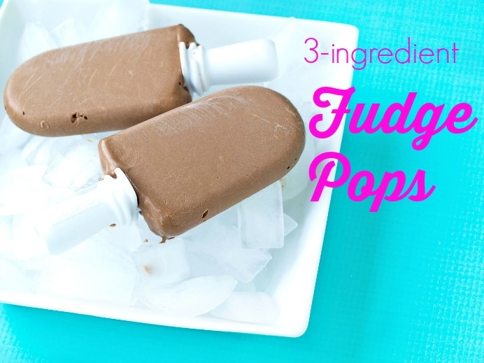 Easy 3ingredient Fudge Pops Recipe {dairyfree} Happy Healthy Mama