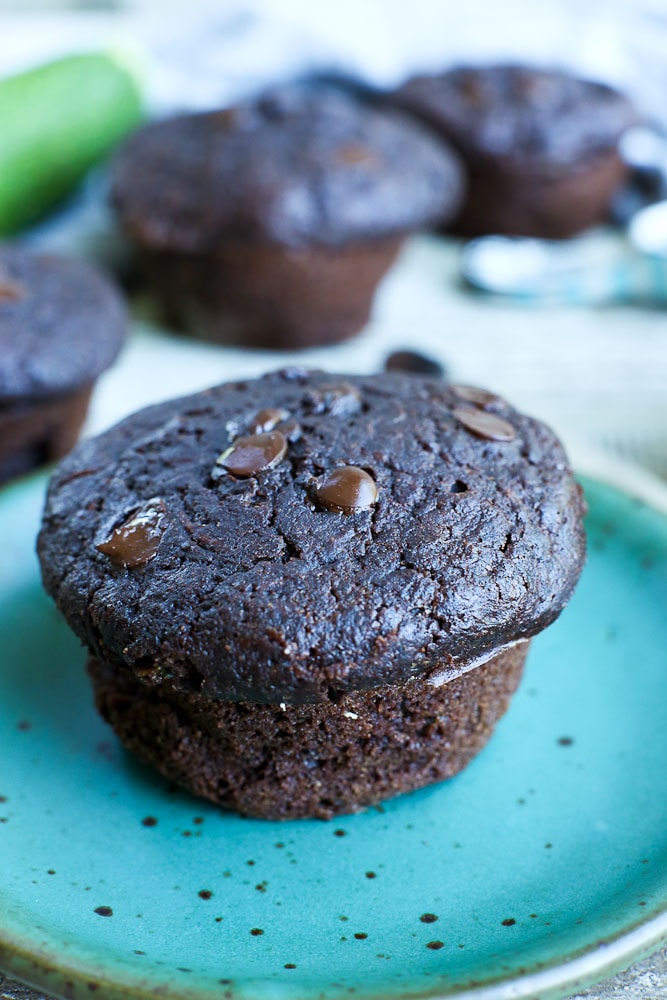 Chocolate Zucchini Muffins recipe 