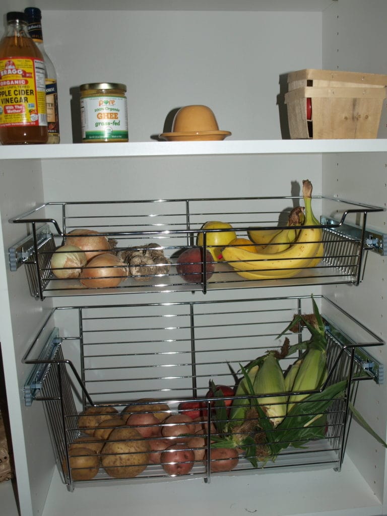 Pantry storage. My dream kitchen! Lots of pictures and details.