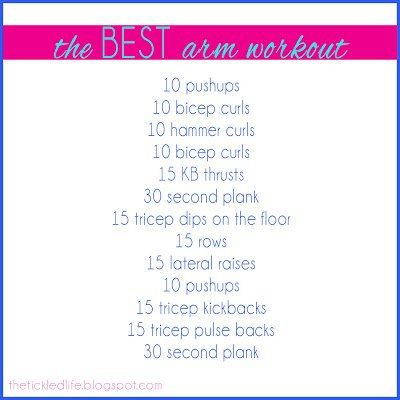 7 of the best workouts for tank top arms - Happy Healthy Mama