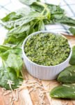 Homemade Pesto with Spinach