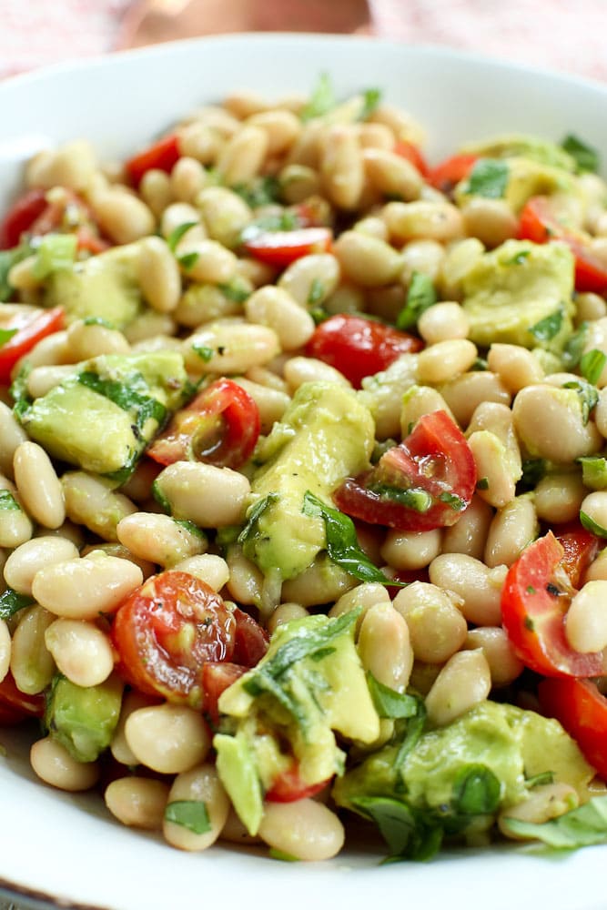White Bean Salad Recipe - Happy Healthy Mama