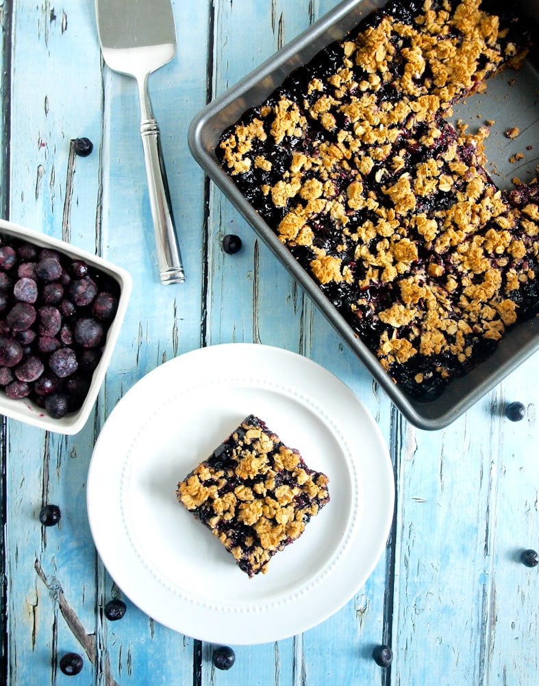 Vegan Blueberry Oat Bars Happy Healthy Mama