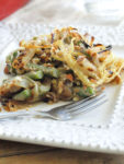 Traditional Green Bean Casserole just got a makeover! This healthier version is vegan and gluten-free. Put some REAL FOOD on your Thanksgiving table!!