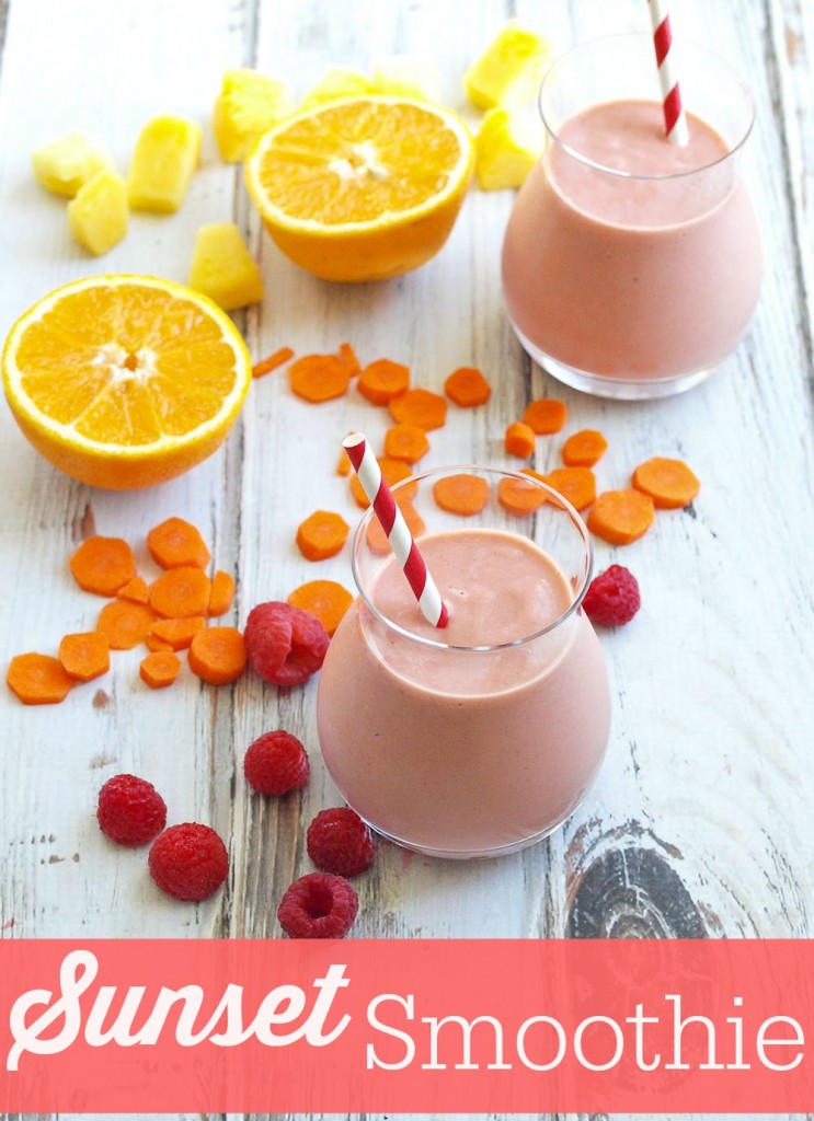 Sunset Smoothie - Happy Healthy Mama