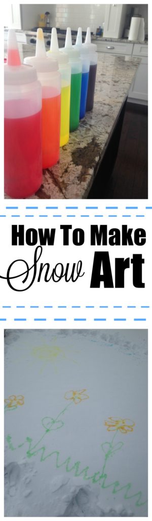Snow Art Winter Kids Activity