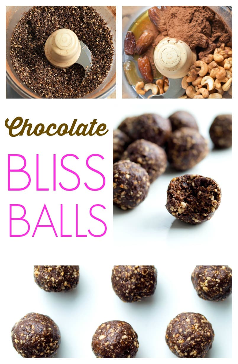 Chocolate Bliss Balls - Happy Healthy Mama
