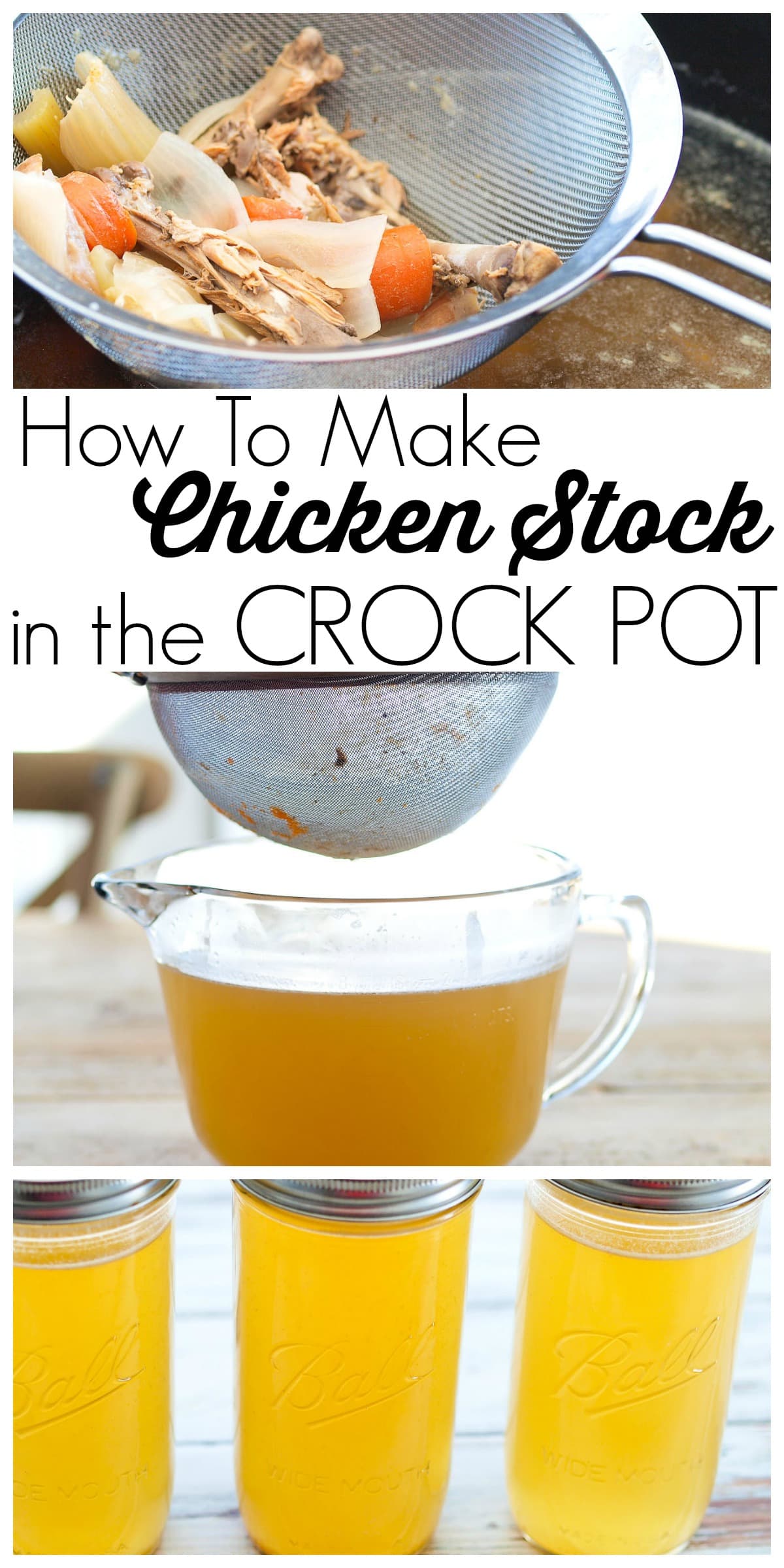 How to Make Homemade Bone Broth in the Crock Pot - Happy ...