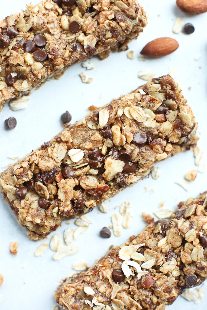 Chewy Homemade Granola Bars - Happy Healthy Mama