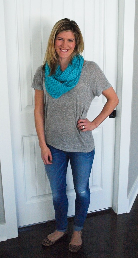 Stitch Fix Review March 2014 Octavia Gweneth Chevron Lace Infinity Scarf $28