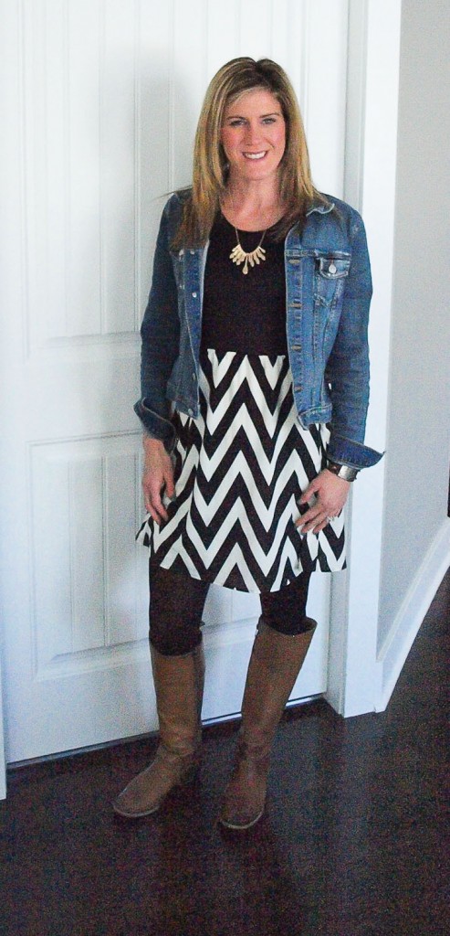 Stitch Fix Review March 2015 41 Hawthorn Harriet Chevron Print Detail Dress $64