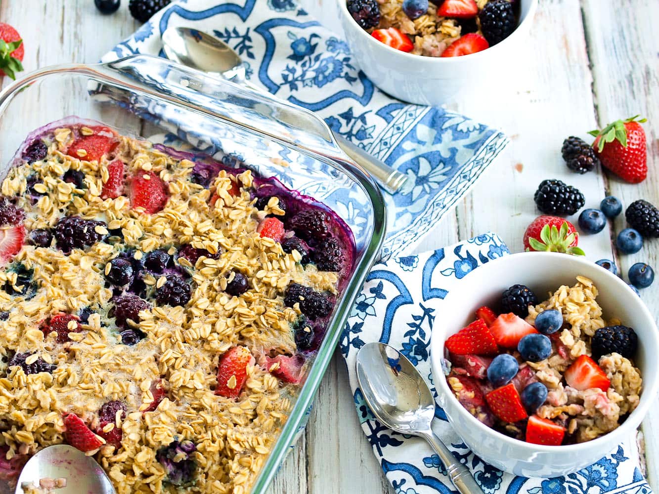 Triple Berry Baked Oatmeal Happy Healthy Mama Triple Berry Baked Oatmeal Happy Healthy Mama