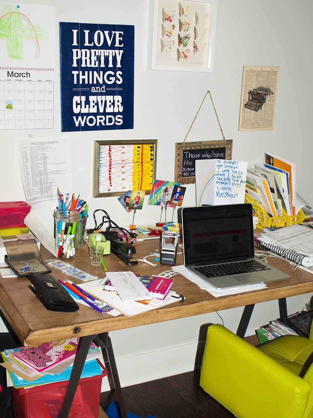 Spring Cleaning Challenge: An Organized Workspace - Happy ...