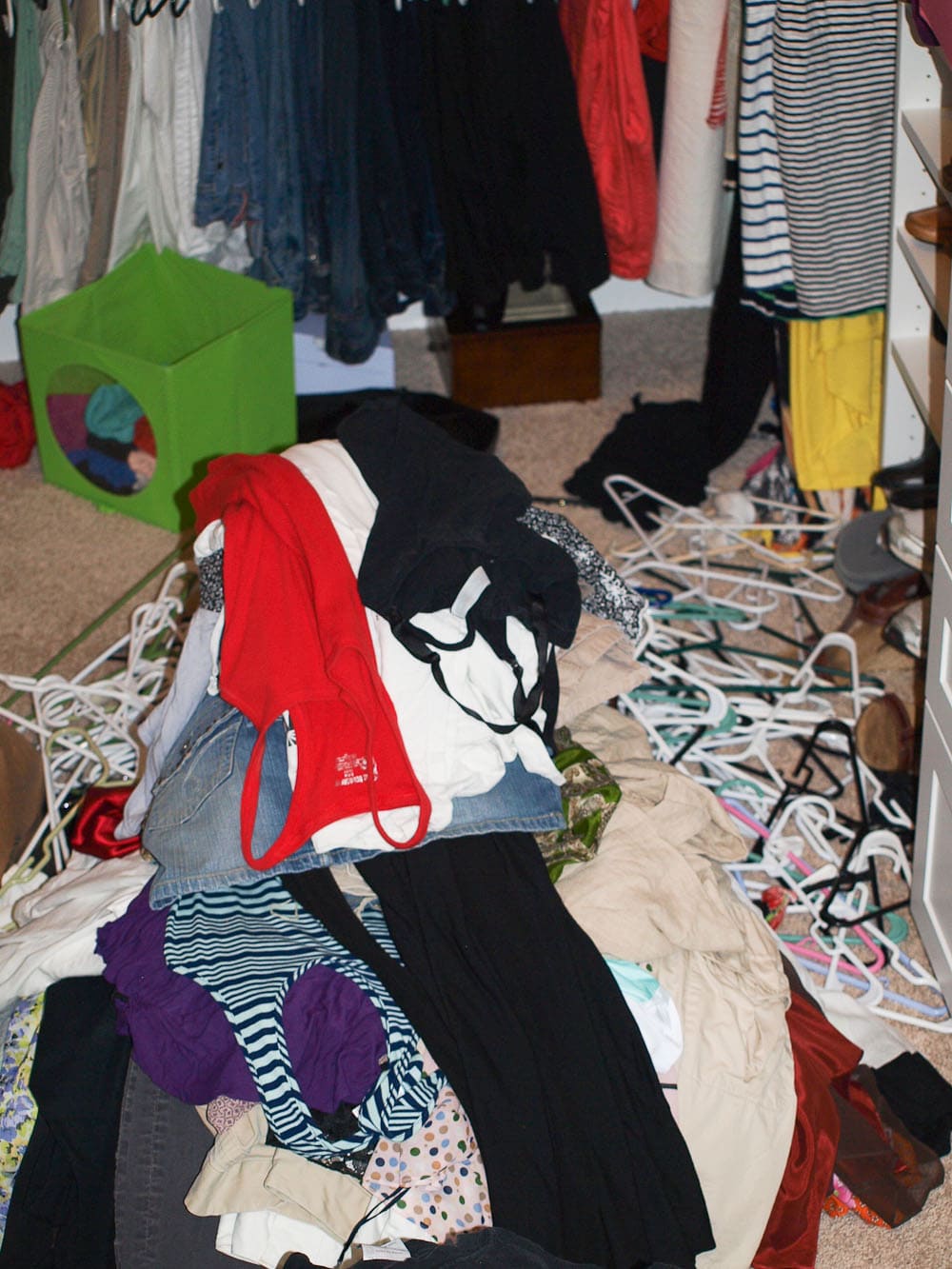 Spring Cleaning Challenge: The Clothes Closet - Happy Healthy Mama