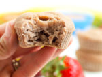 These Strawberry Banana blender muffins are vegan, gluten-free, and nut-free! They are made with no oil or refined sugar and the best part? You blend the batter making the prep time about 5 minutes!! No excuses now--this is a great easy healthy breakfast recipe. These could also be a great gluten free snack for kids.