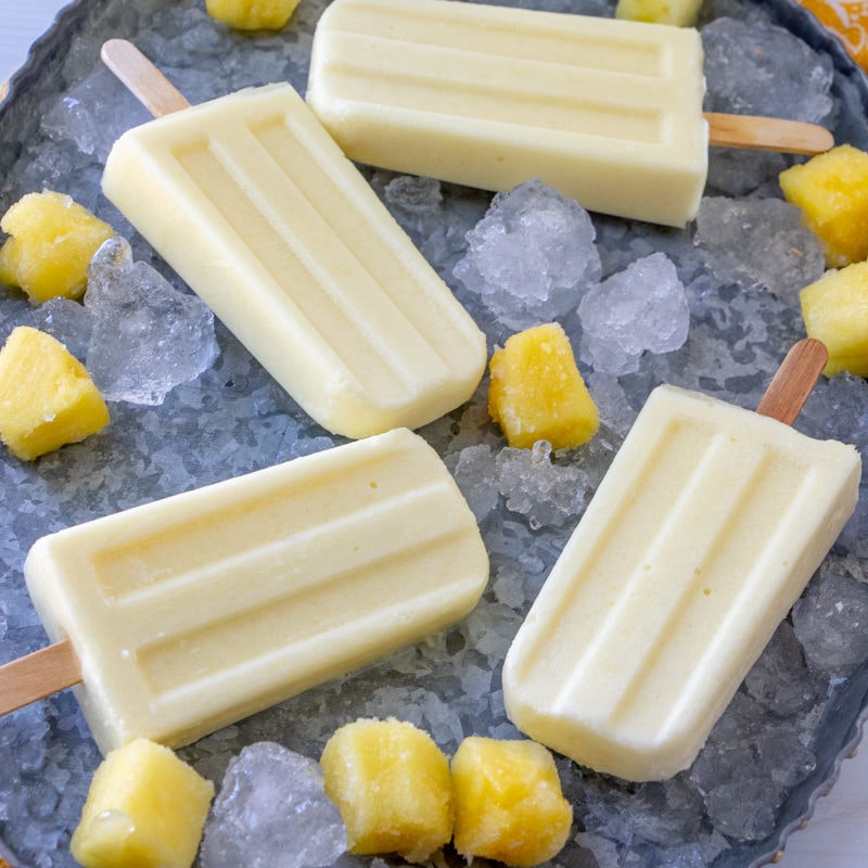 PINEAPPLE POPSICLES recipe
