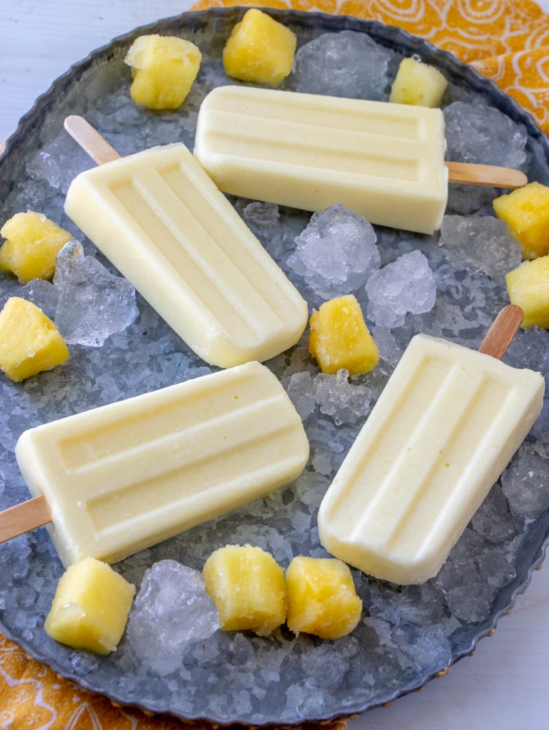PINEAPPLE POPSICLES recipe