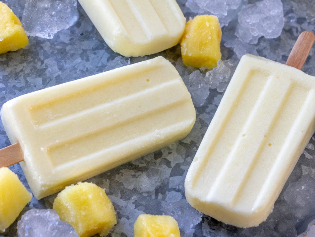  PINEAPPLE POPSICLES recipe