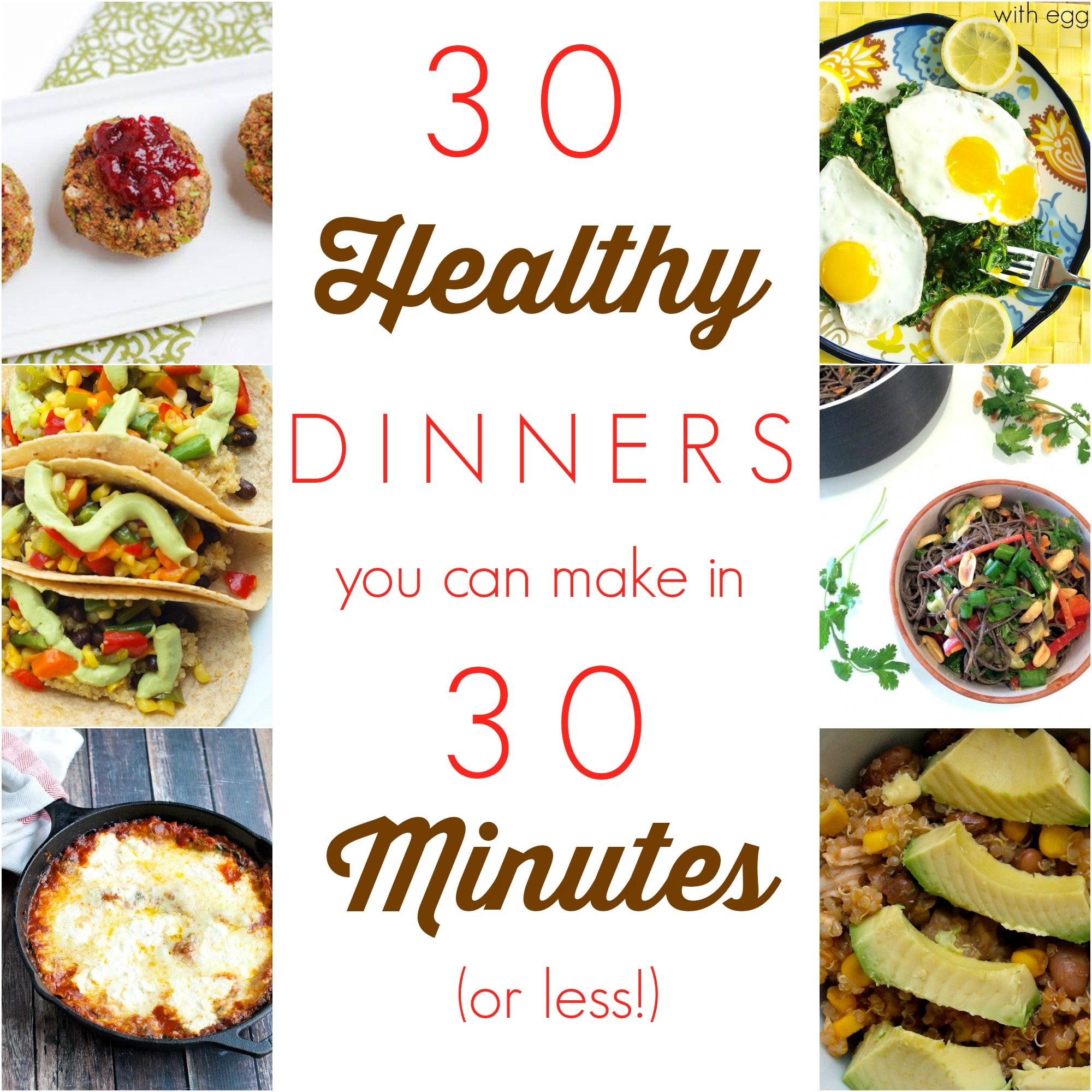 30 Healthy Dinners You Can Make In 30 Minutes Or Less Happy Healthy Mama 