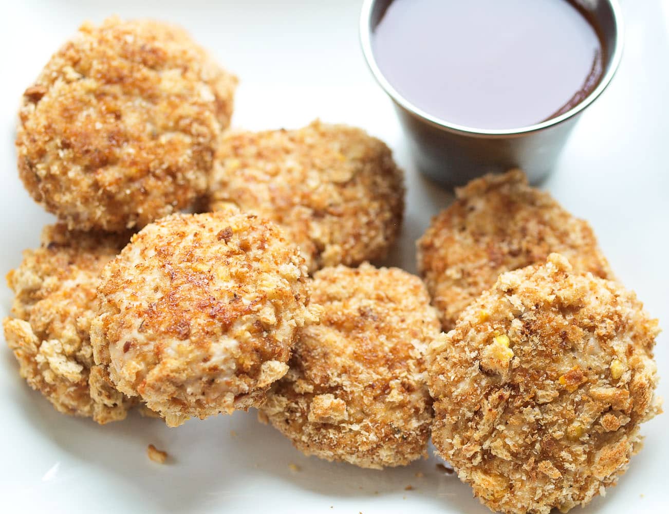 Homemade Baked Chicken Nuggets Happy Healthy Mama