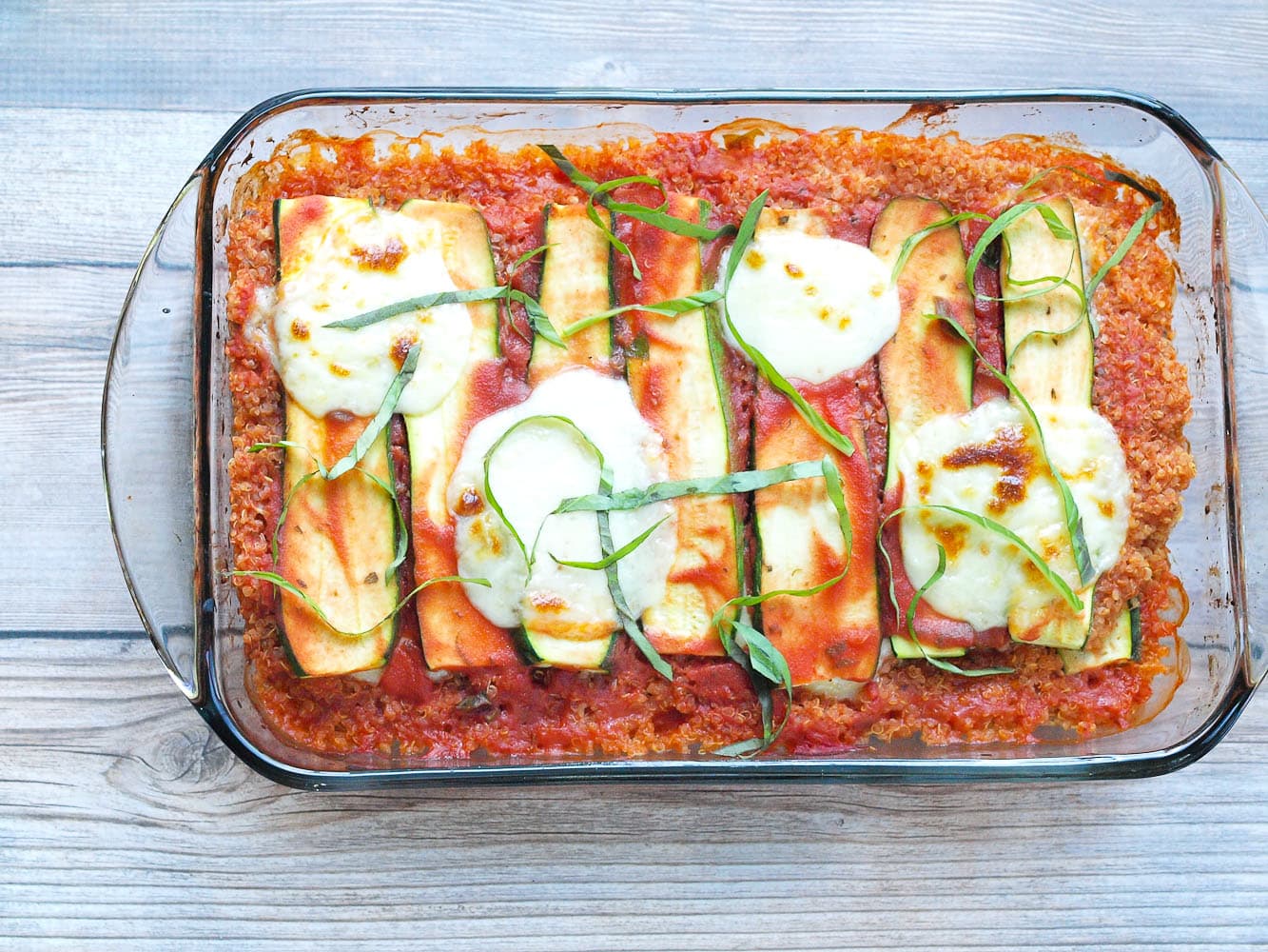 Zucchini Quinoa Lasagna Happy Healthy Mama