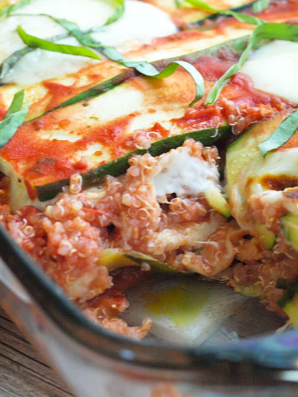 Zucchini Quinoa Lasagna Happy Healthy Mama