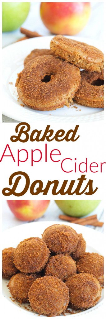 These Baked Apple Cider Donuts are perfect for fall baking! This is a healthy, whole grain recipe that my kids gobbled up in no time. It's easy to make your own healthy donuts at home!