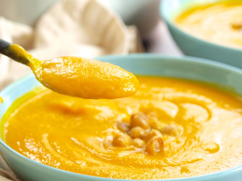 Curried Carrot And Sweet Potato Soup Happy Healthy Mama