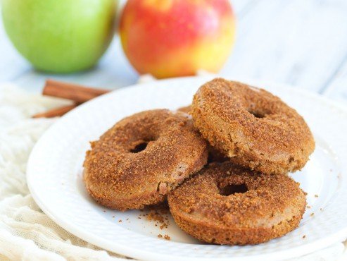 These Baked Apple Cider Donuts are perfect for fall baking! This is a healthy, whole grain recipe that my kids gobbled up in no time. It's easy to make your own healthy donuts at home!