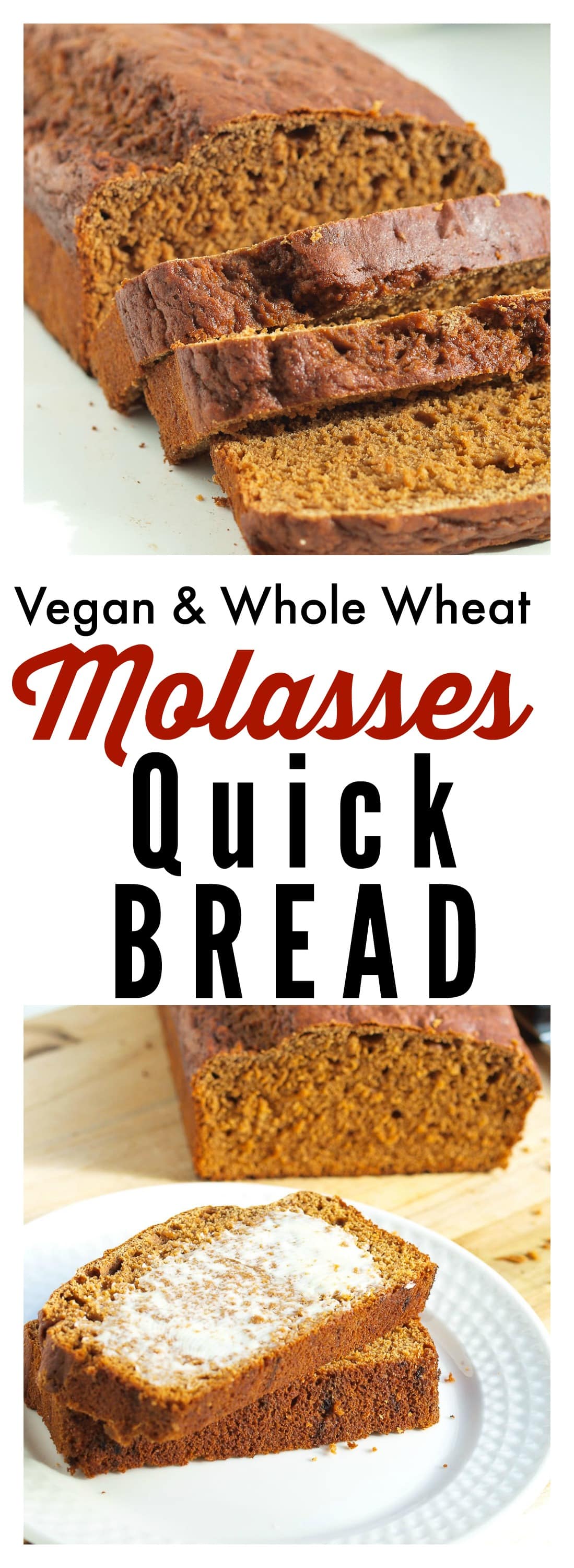 Whole Wheat Molasses Quick Bread & TODAY Food Club - Happy Healthy Mama