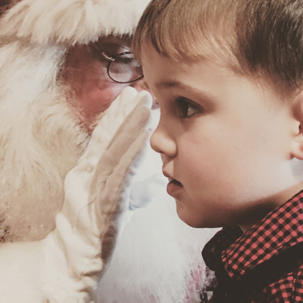 Santa with Luke Happy Healthy Mama