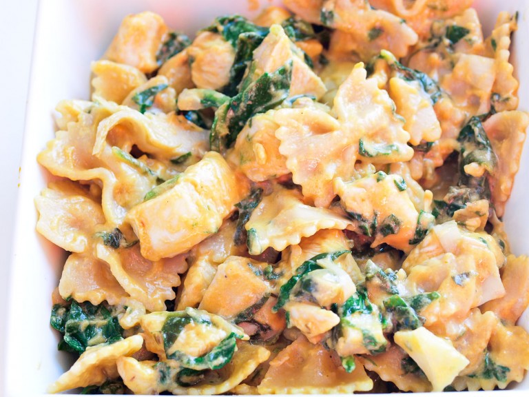 Spinach Artichoke Pasta