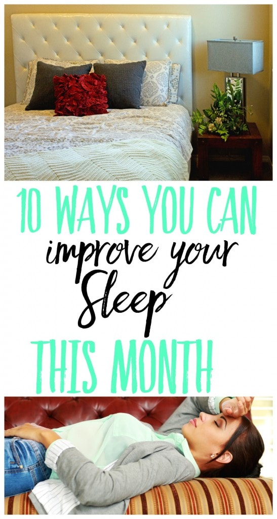 10 Ways You Can Improve your Sleep THIS month