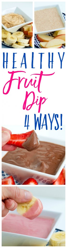 Pick your favorite flavor and make some healthy fruit dip for your kids' after school snack! 11 grams of protein per serving!