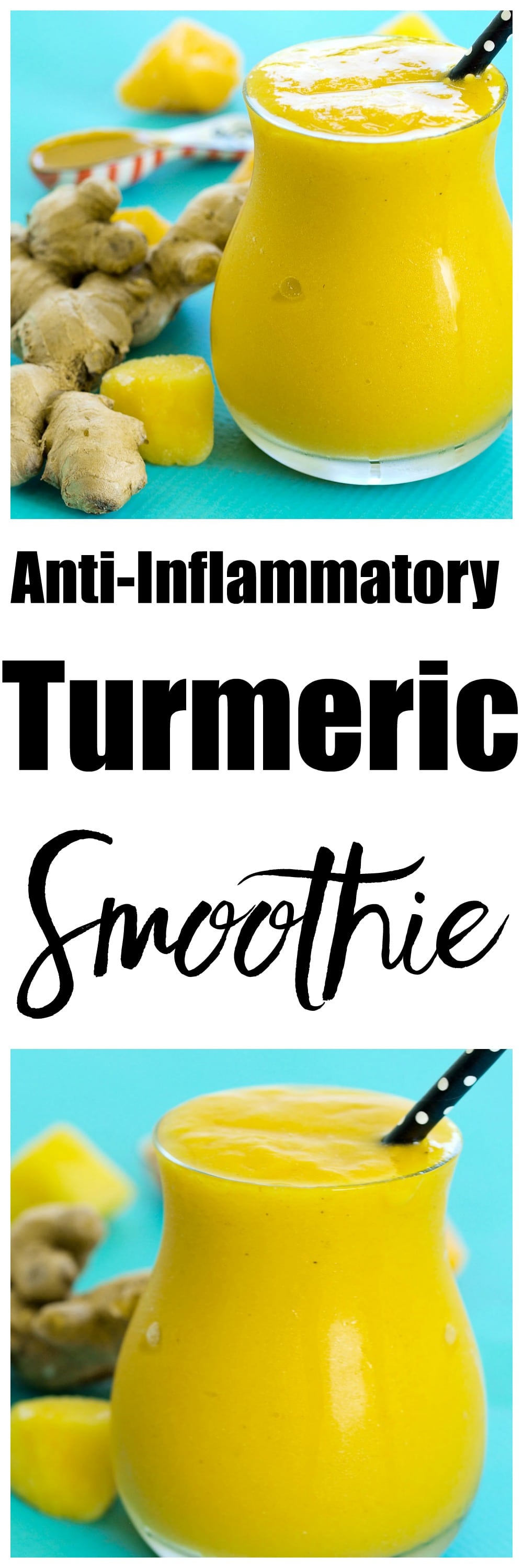 Anti-inflammatory Turmeric Smoothie - Happy Healthy Mama