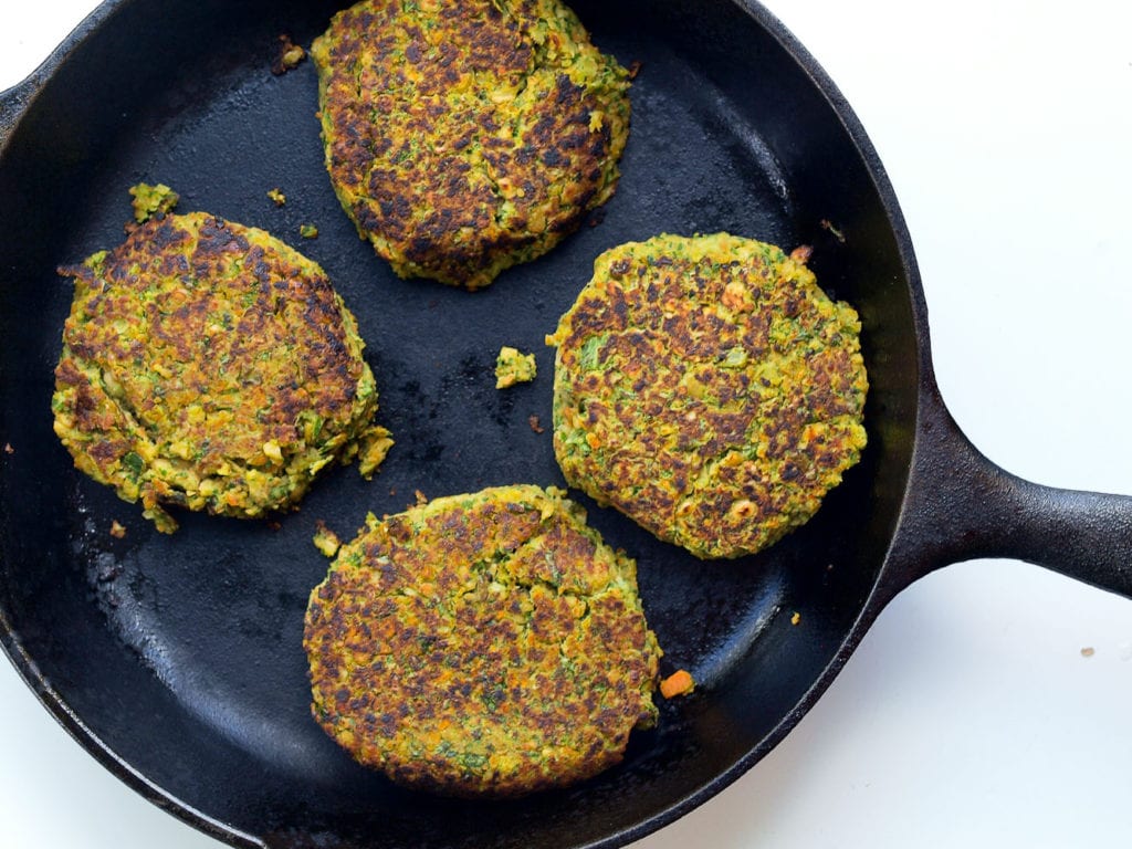 Caprese Chickpea Veggie Burger
