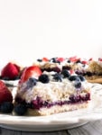 Healthy Coconut Berry Ice Box Cake
