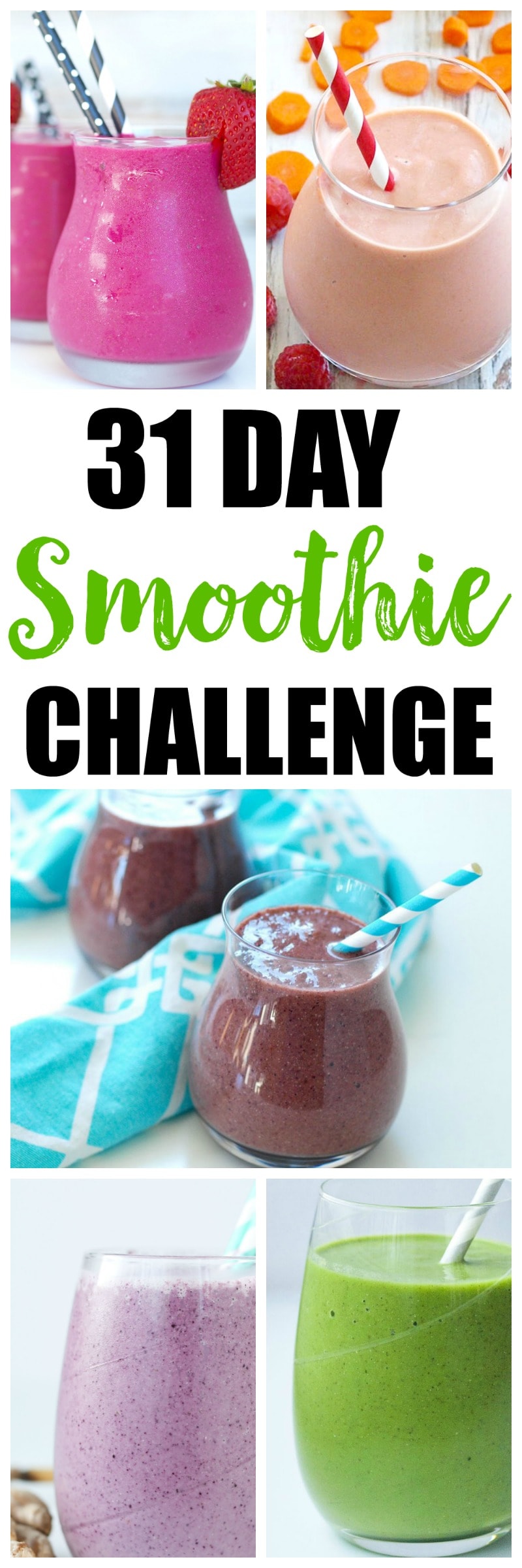 The 31 Day Smoothie Challenge - Happy Healthy Mama