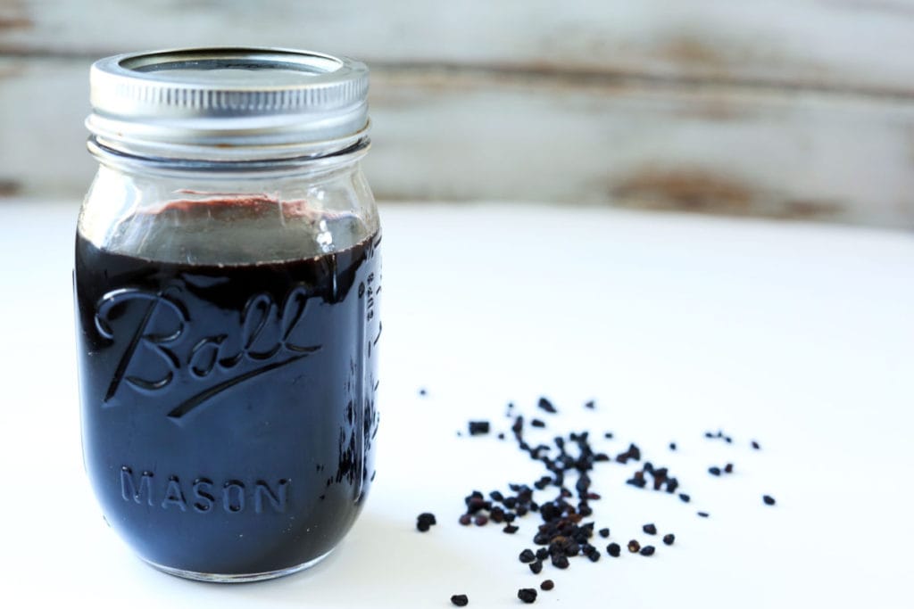 Homemade elderberry syrup recipe